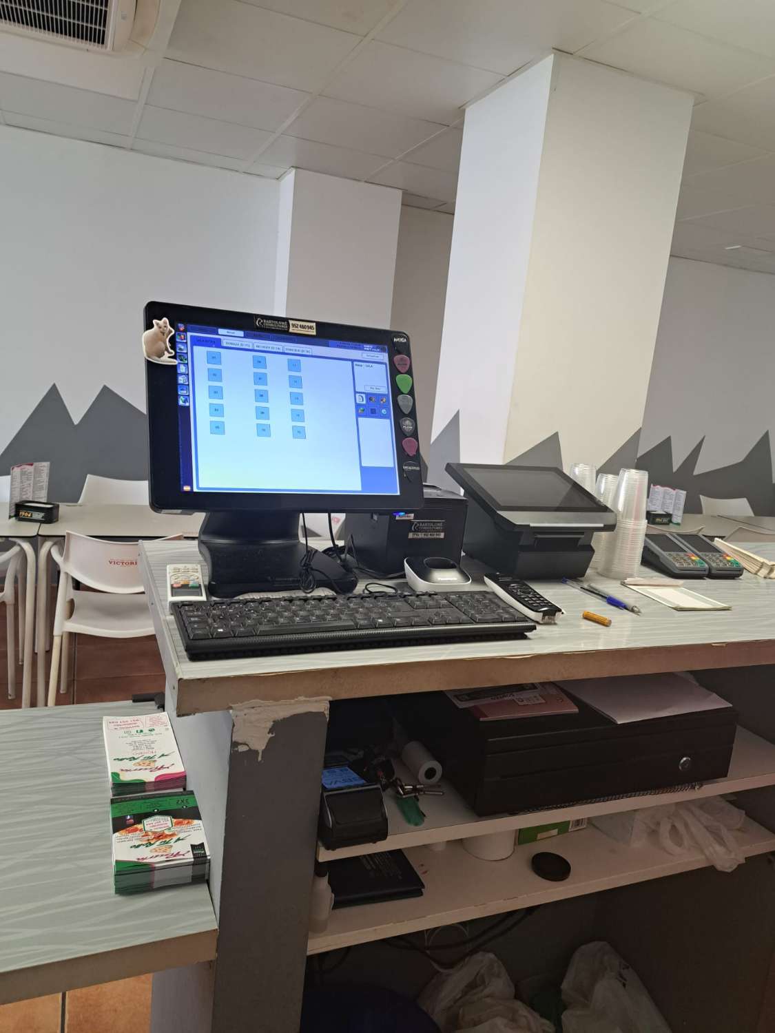 Pizzeria, Take Away en funcionamiento